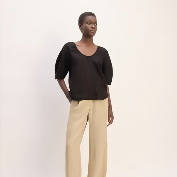 NWT Everlane The Scoop Top in Linen - Picture 1 of 2